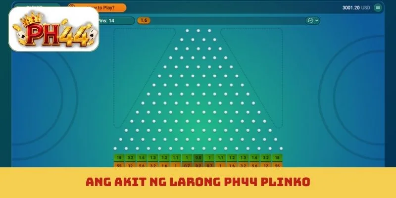 Ang akit ng larong PH44 Plinko