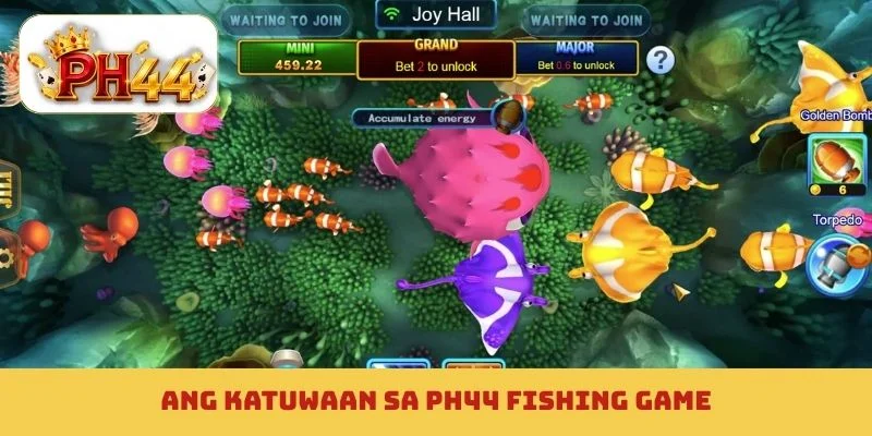 Ang katuwaan sa PH44 fishing game