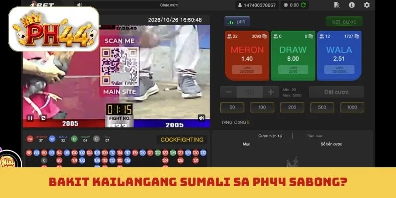 Bakit kailangang sumali sa PH44 sabong?