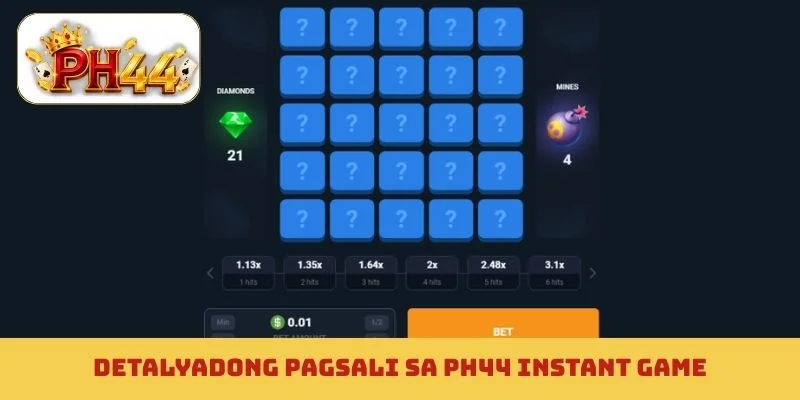 Detalyadong pagsali sa PH44 instant game