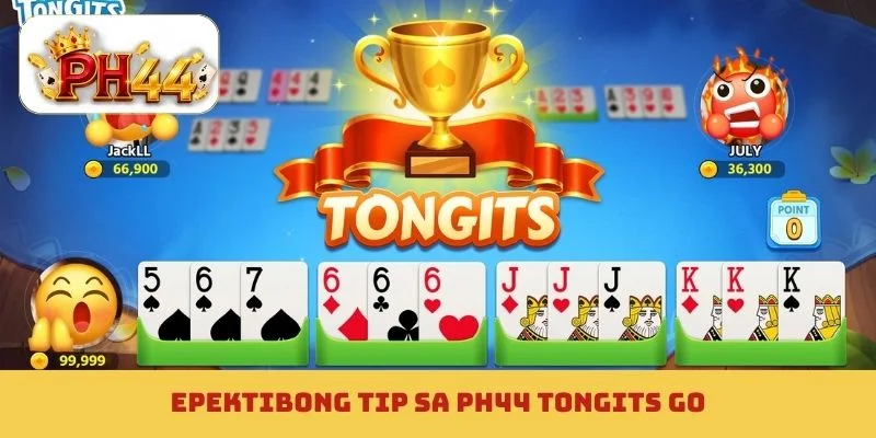 Epektibong tip sa PH44 Tongits Go