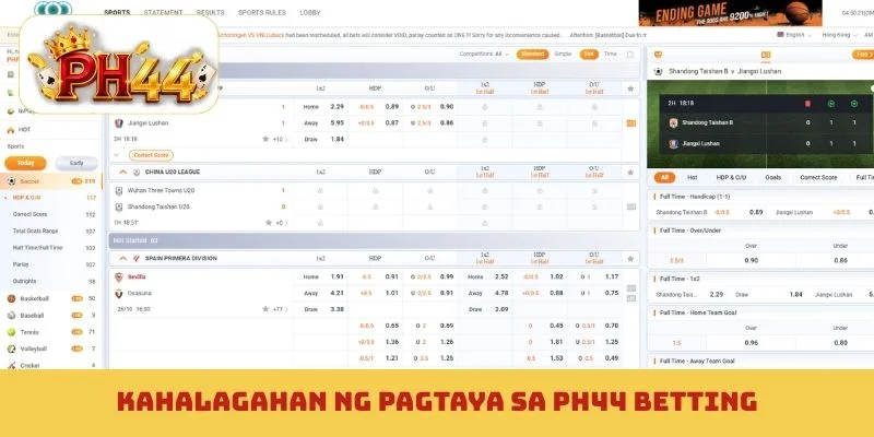 Kahalagahan ng Pagtaya sa PH44 Betting