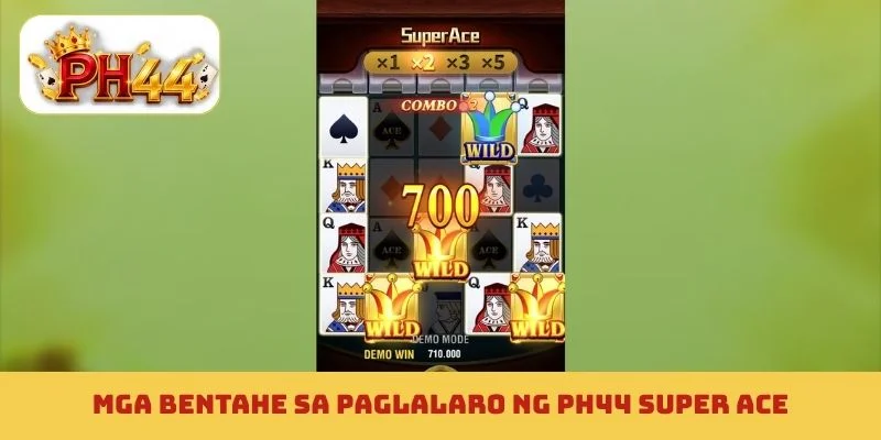Mga bentahe sa paglalaro ng PH44 super ace