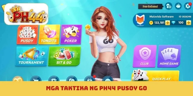 Mga taktika ng PH44 Pusoy Go