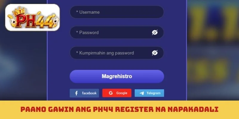 Paano gawin ang PH44 register na napakadali