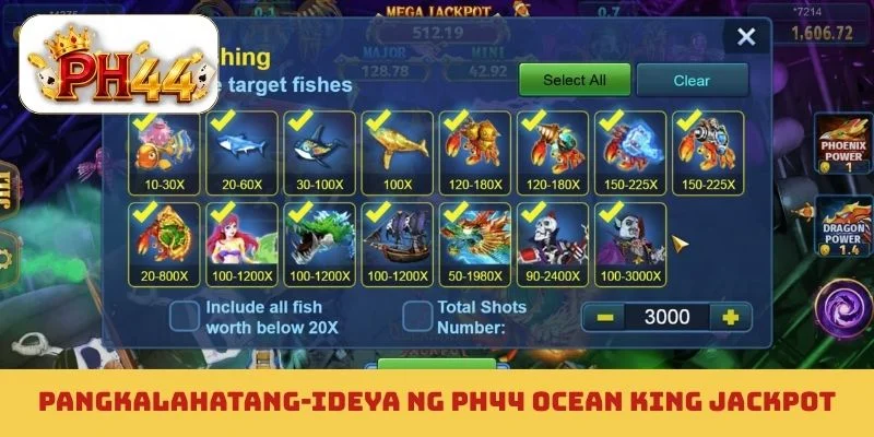 Pangkalahatang-ideya ng PH44 Ocean King Jackpot