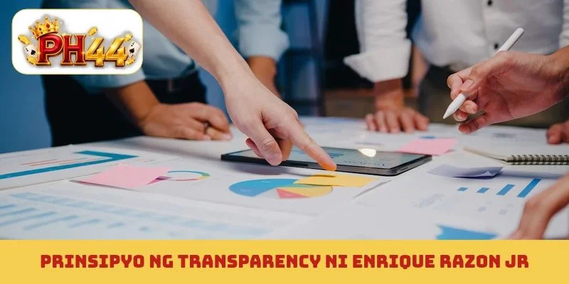 Prinsipyo ng transparency ni Enrique Razon Jr